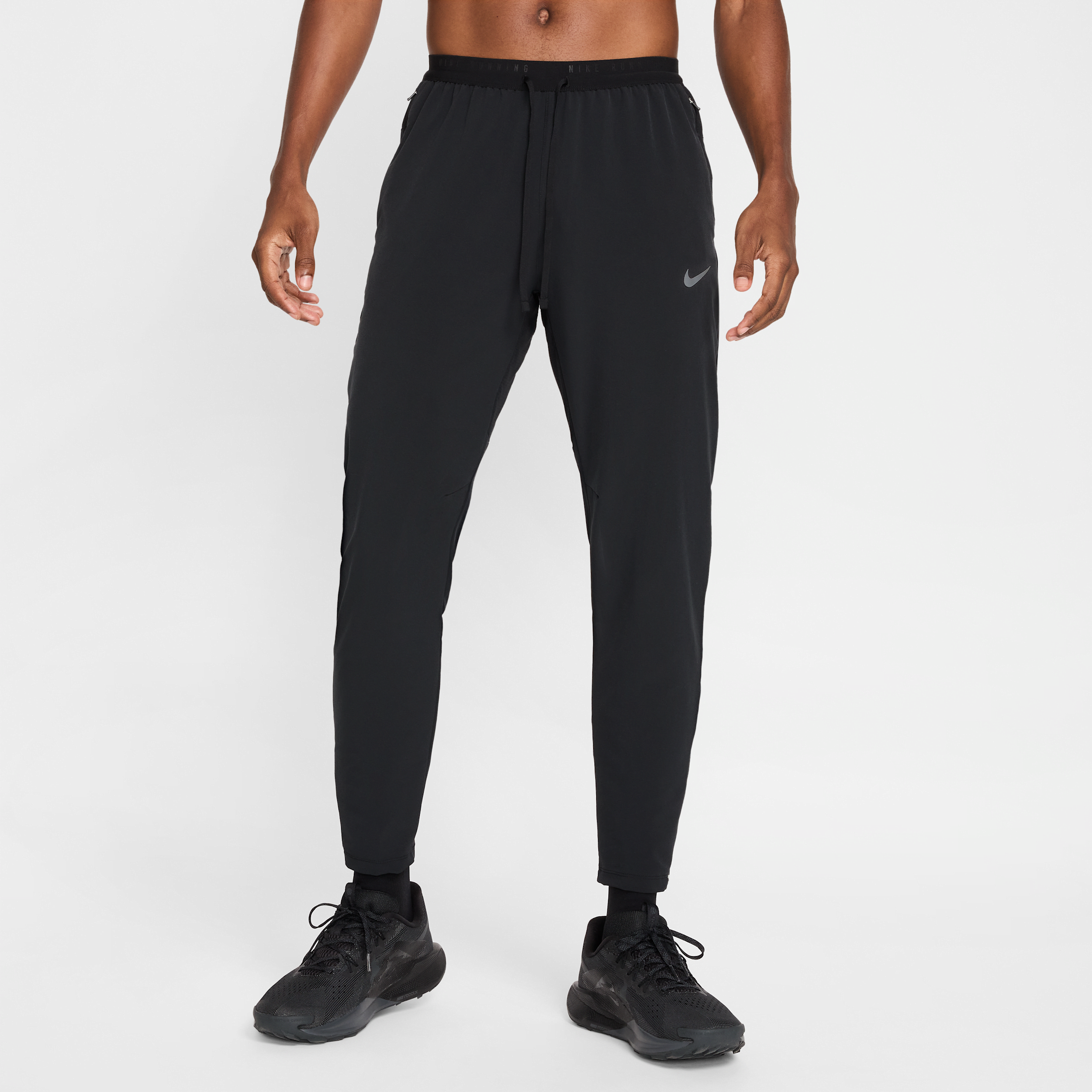 Nike Stride Dri-FIT geweven hardloopbroek voor heren - Zwart