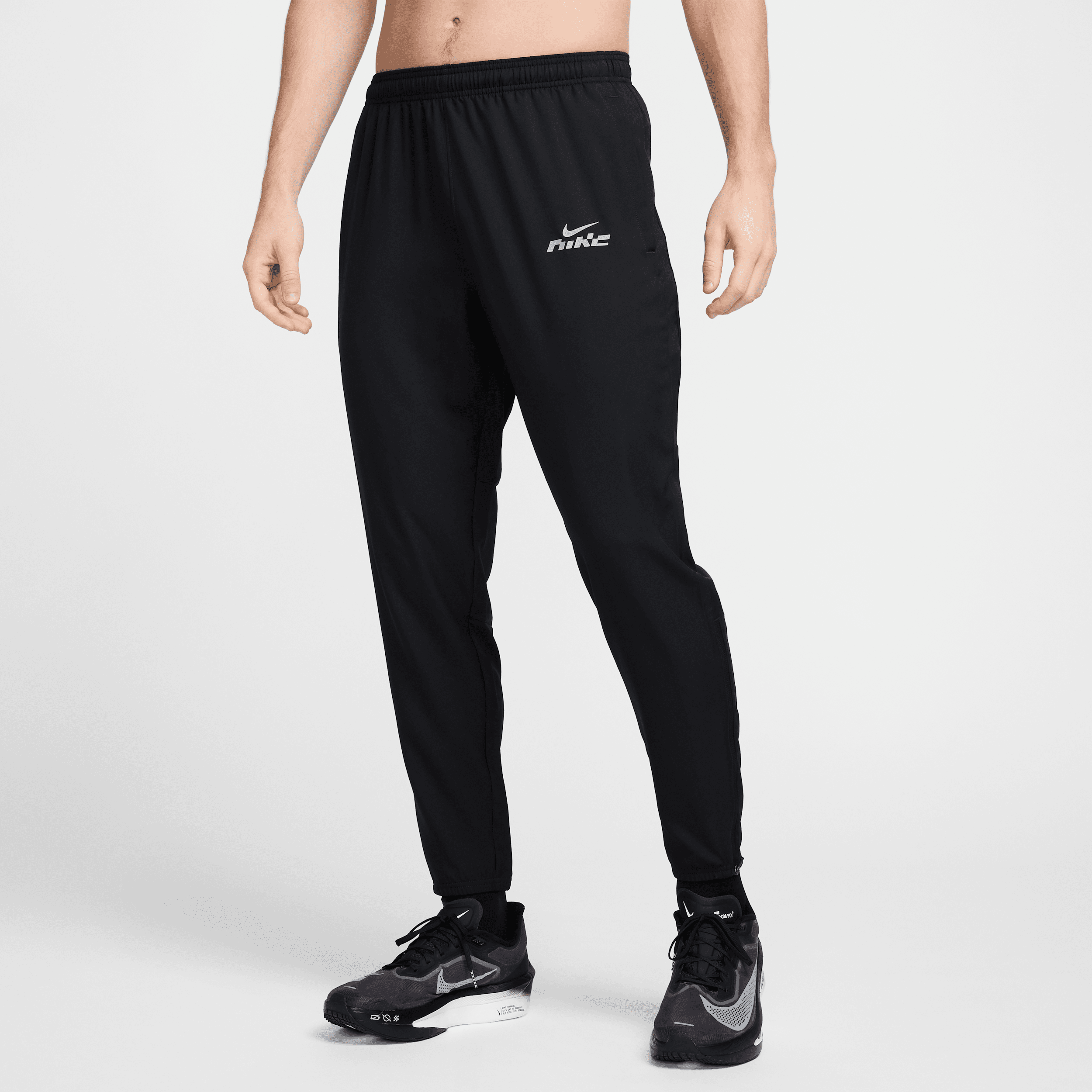 Nike Challenger Flash Dri-FIT geweven hardloopbroek voor heren - Zwart