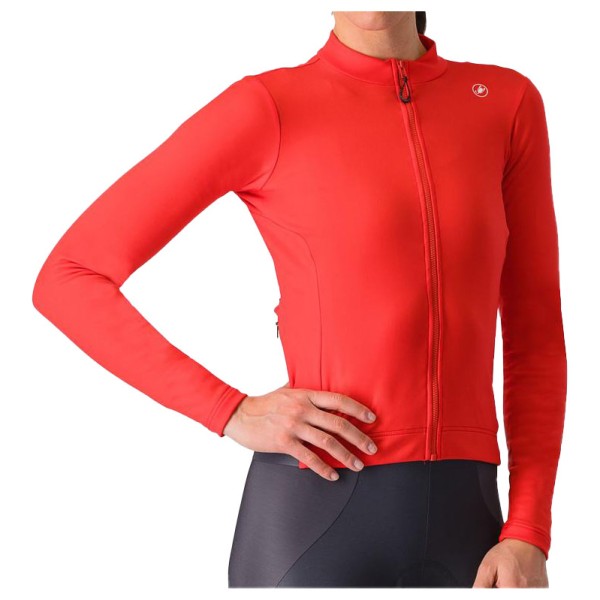 Castelli  Women's Espresso Thermal Jersey - Fietsshirt, rood