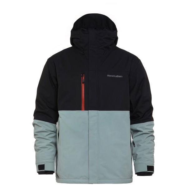 Horsefeathers  Track Jacket - Ski-jas, zwart/turkoois