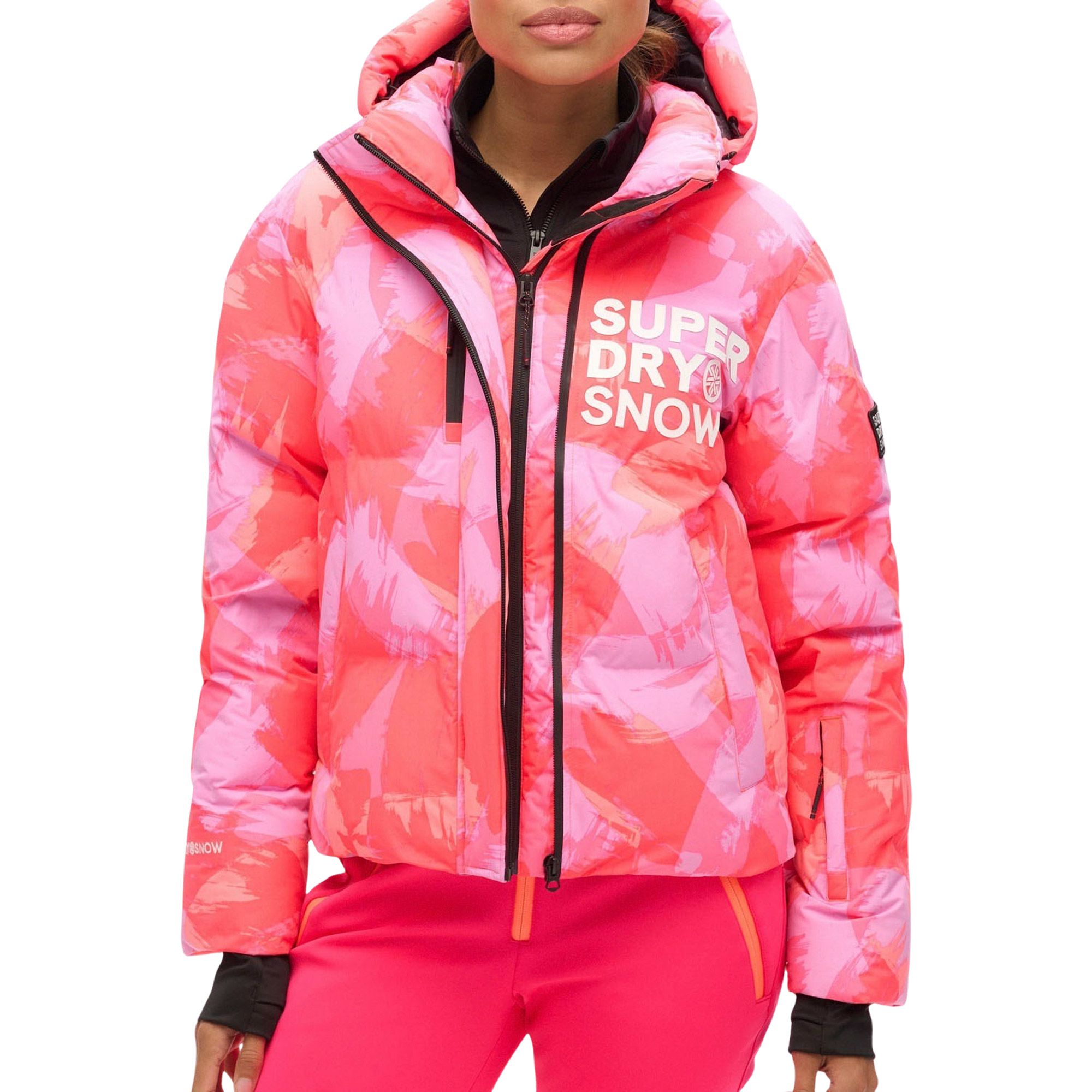 Superdry Hooded Ski Boxy Puffer Skijas Dames