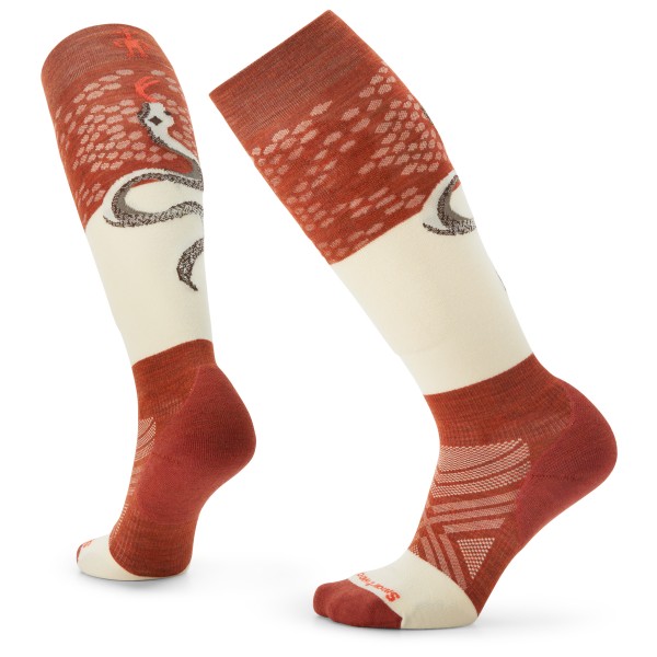 SmartWool  Women's Athlete Edition Backcountry Ski OTC - Skisokken, rood