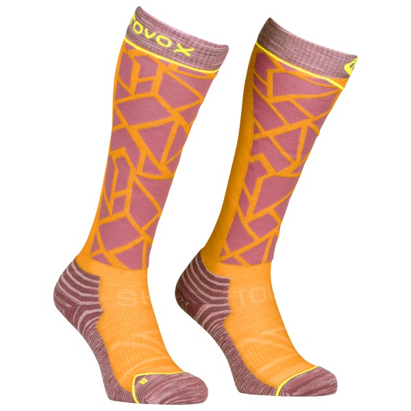 Ortovox  Women's Ski Tour Comp Long Socks - Skisokken, oranje