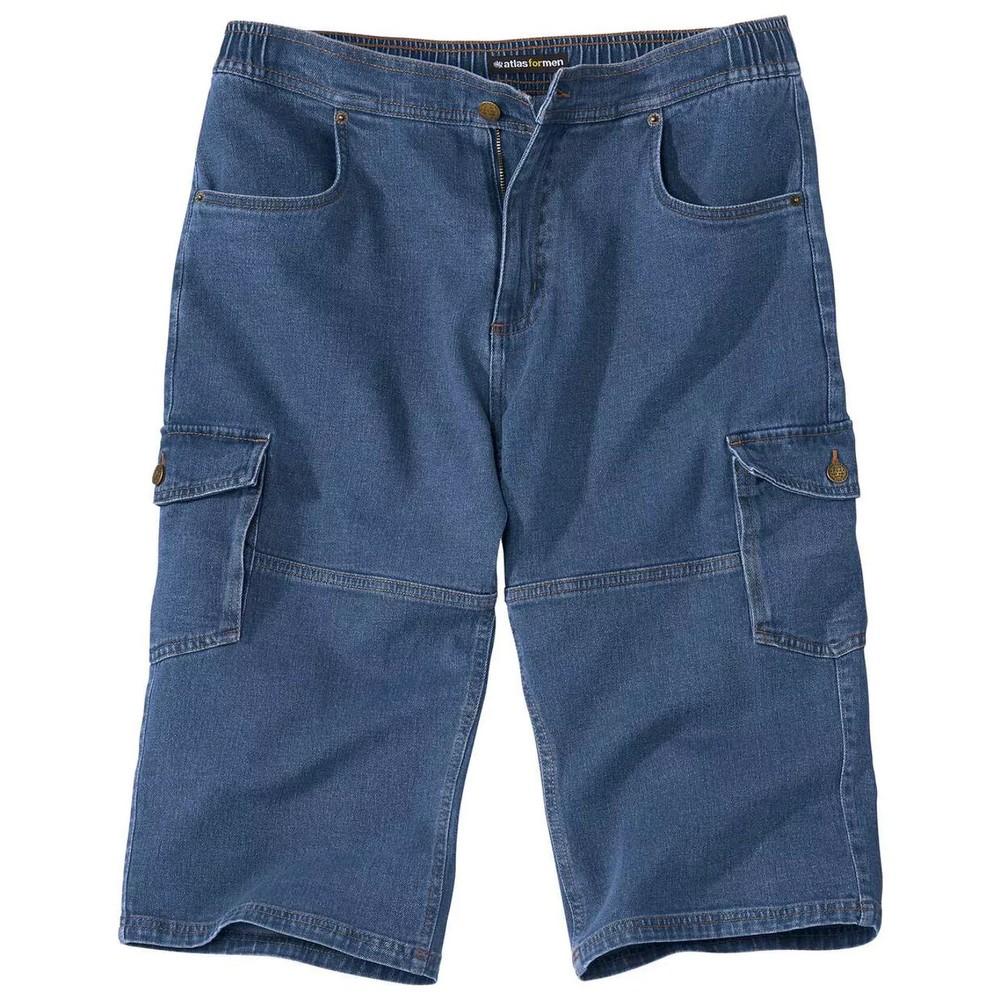 Atlas For Men Heren denim cargo cropped broek