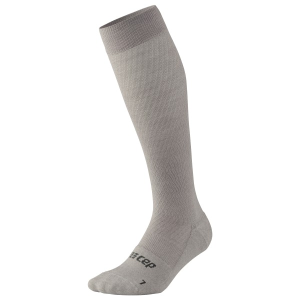 CEP  Flight Compression Socks Tall - Compressiesokken, grijs