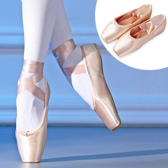 MUQZI 1 paar balletschoenen, comfortabel ademend, zachte voering, bandjes, ontwerp meisjesdansschoenen voor beginnende dansers 37