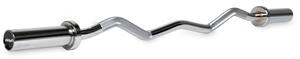 VirtuFit Olympische EZ Curl Bar - Halterstang - 120 cm