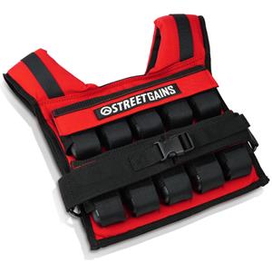StreetGains Gewichtsvest 20KG Rood | 