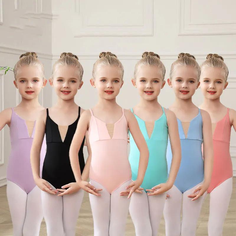 Love dance,love life Balletpakjes voor meisjes Peuterdans Podiumkleding Hemdje Criscross Rug Gymnastiek Ballerina Outfit Jurk 110 zwart