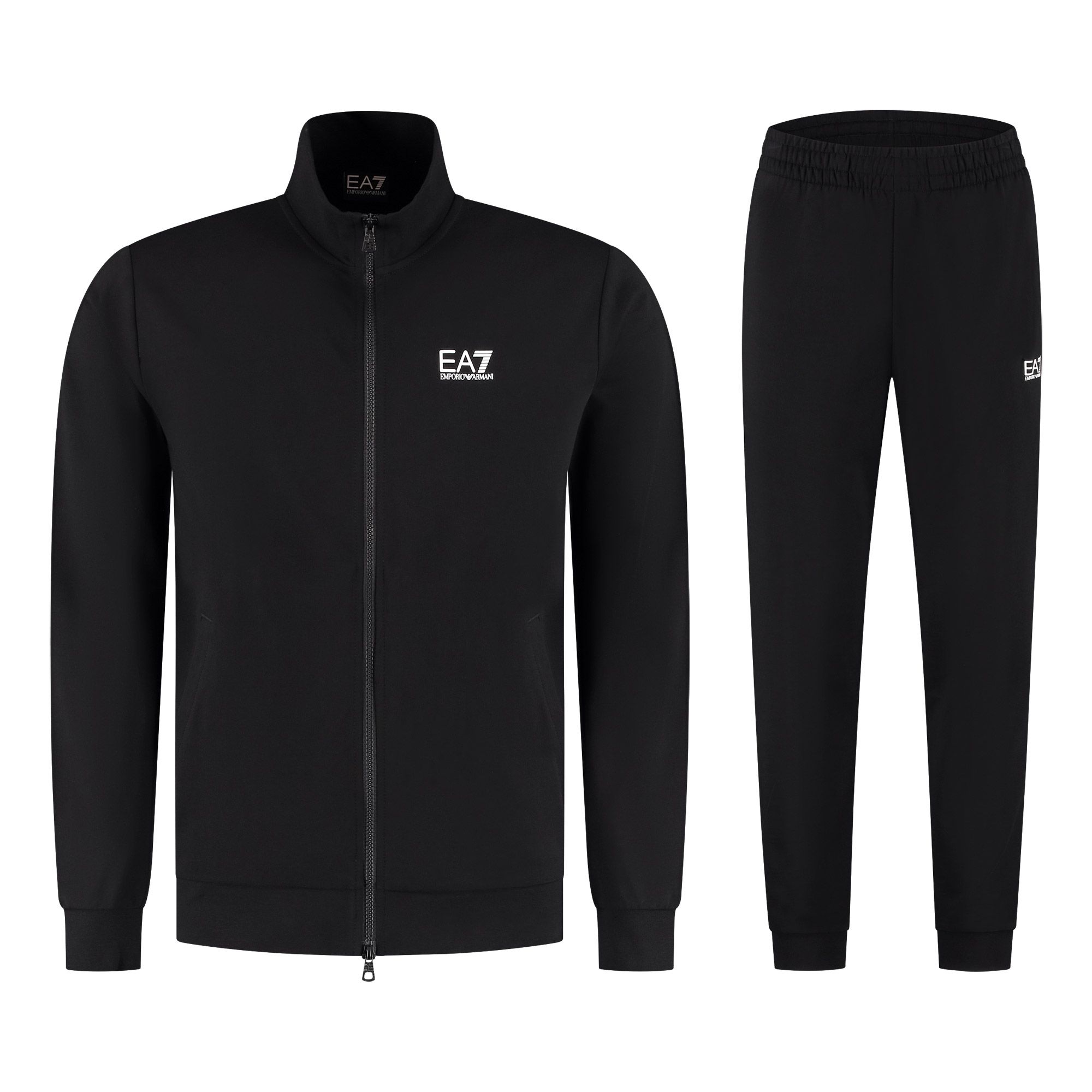 Emporio Armani EA7 Trainingspak  Trainingspak met rits en logo op de borst