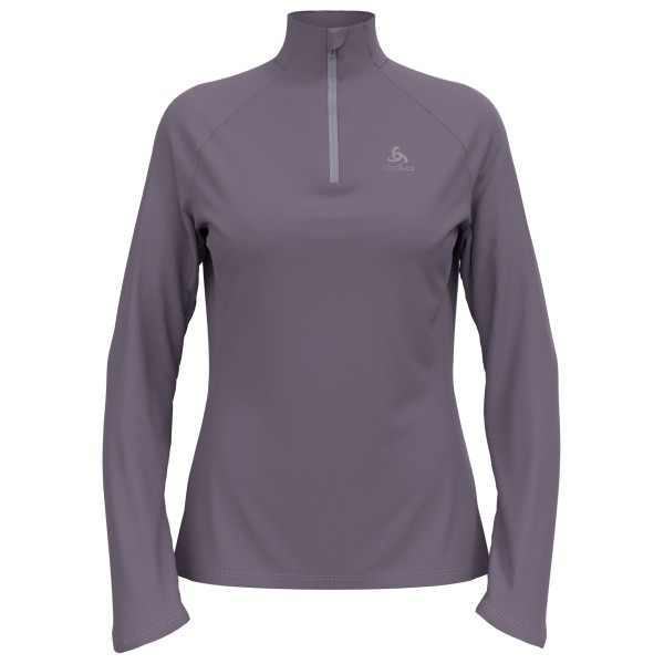 Odlo  Women's Mid Layer 1/2 Zip Essential Ceramiwarm - Sportshirt, grijs