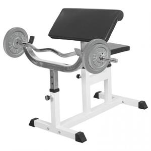 Gorilla Sports Biceps Curlbank met 40 kg Halterset Gietijzer