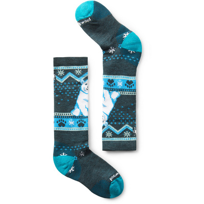 SmartWool Kinderen Winter Full C. Polar Bear OTC Recycled Sokken