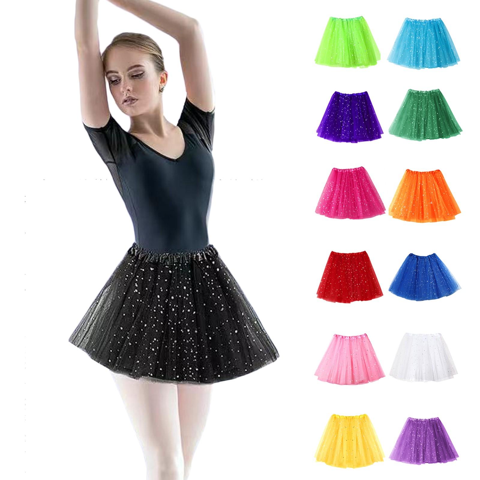 Jiangnan C Vrouwenrok Glitter Festival Outfit Feestjurk Onderrok Dansjurk Promjurk Avondjurk Balletrok Cosplay Feestelijke rok One Size