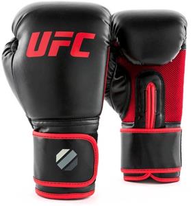 UFC Contender Muay Thai Style (kick)bokshandschoenen - Zwart/Rood - 10 oz