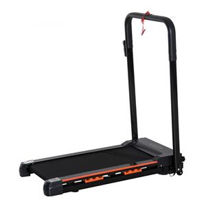 HOMCOM elektrische loopband, inklapbaar, LCD-display, 1-6 km/u, ruimtebesparend ontwerp, duurzaam staal, 120 x 60 x 100 cm | Aosom.nl