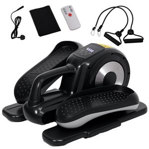 SPORTNOW Voettrainer, Handige Pedaaltrainer, 12 Programma's, LCD-Monitor, Afstandsbediening, Thuisfitnessapparaat, Workout-Apparaat