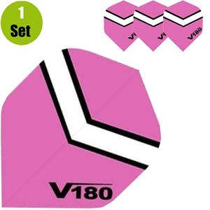 V180 Chevron Dartflights - Roze