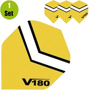 V180 Chevron Dartflights - Mosterd