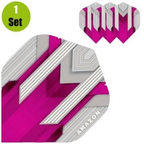Amazon Silver Dartflights - Roze