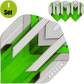 Amazon Silver Dartflights - Groen