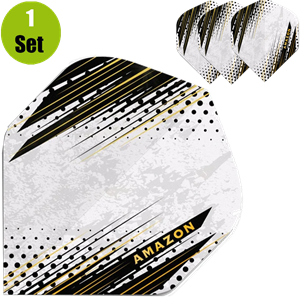 Amazon Oro Dartflights - Wit