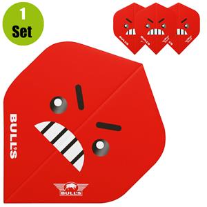 Bulls Smiley Dartflights - Angry