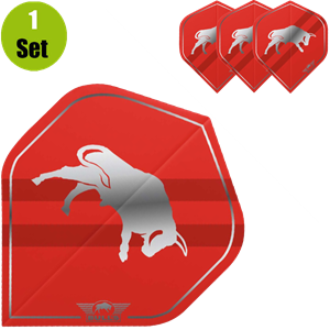 Bulls Retro Dartflights - Rood