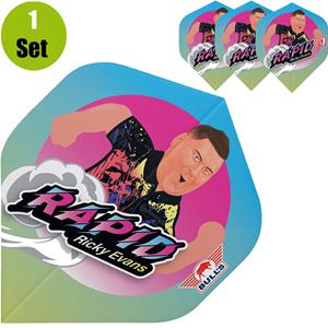 Bulls Ricky Evans 80 Cartoon Dartflight