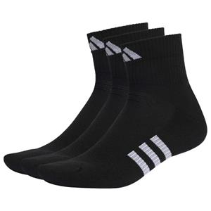 Adidas  Performancef Cushioned Mid 3-Pack - Multifunctionele sokken, zwart