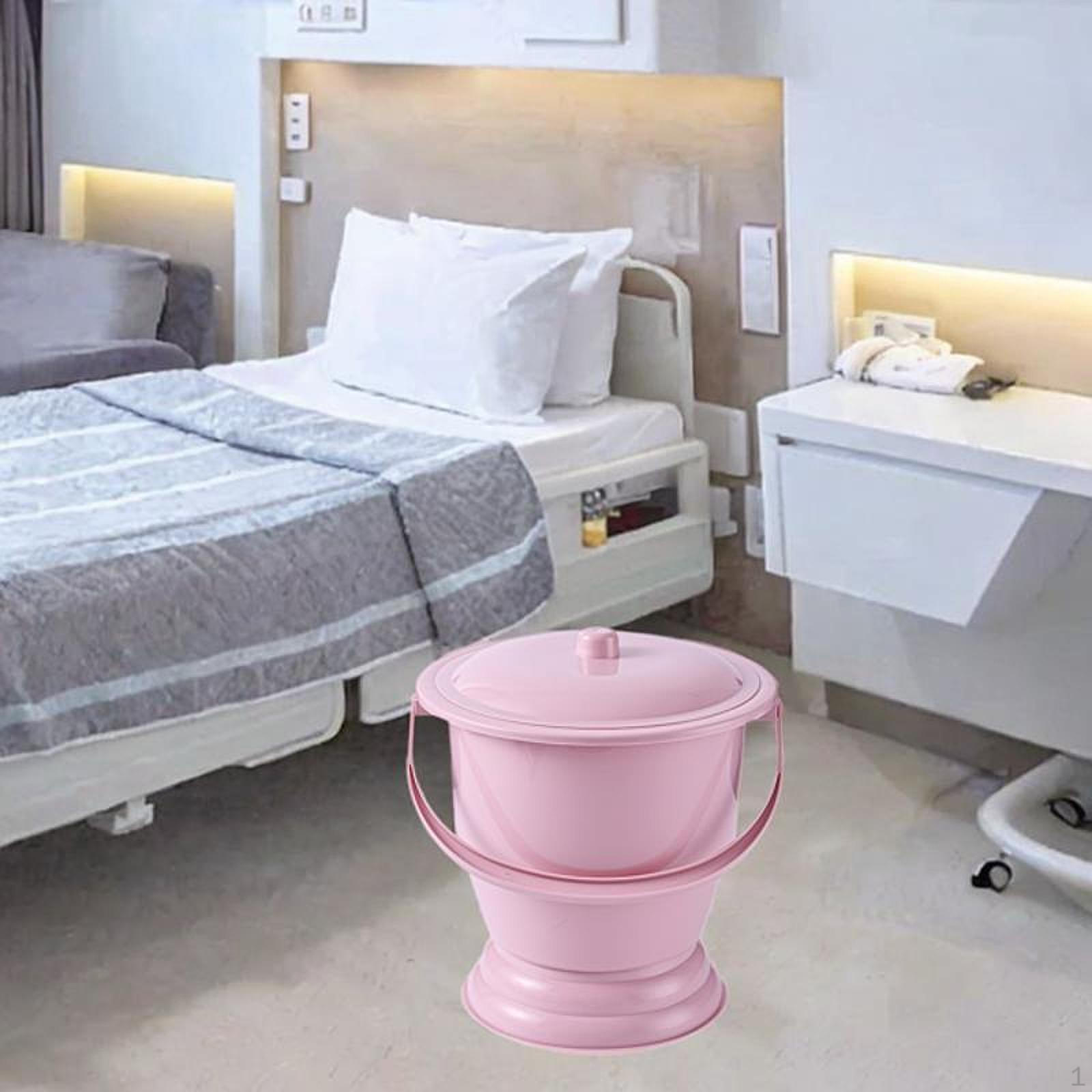 Kitchen Accs Bedpan Kamerpot Nachturinoir, Verdikt, Draagbaar Toilet Spuugbak met Deksel voor rood