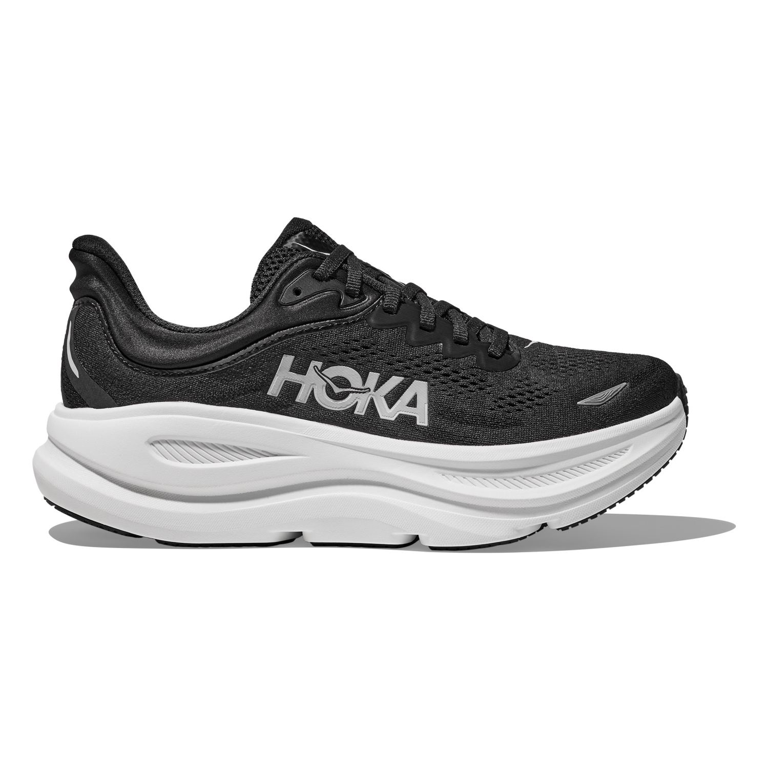 Hoka One One Hoka Bondi 9 hardloopschoenen zwart/wit heren