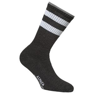 Alpacasocks&Co  Merino Casual Light Stripes - Multifunctionele sokken, zwart