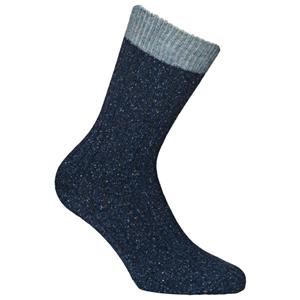 Alpacasocks&Co  Merino Silk Rib Crew - Multifunctionele sokken, blauw