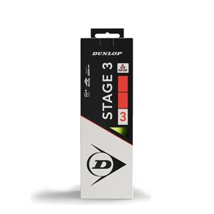 Dunlop Mini Tennis (Stage 3) Red Zak Met 3 Stuks