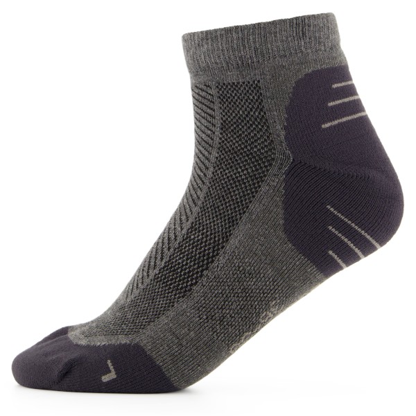 Alpacasocks&Co  Lyocell Tech Ankle - Multifunctionele sokken, grijs