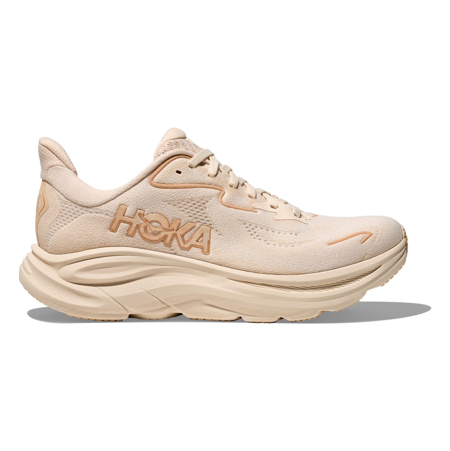 Hoka One One Hoka Clifton 10 hardloopschoenen Vanilla/Brich Dames