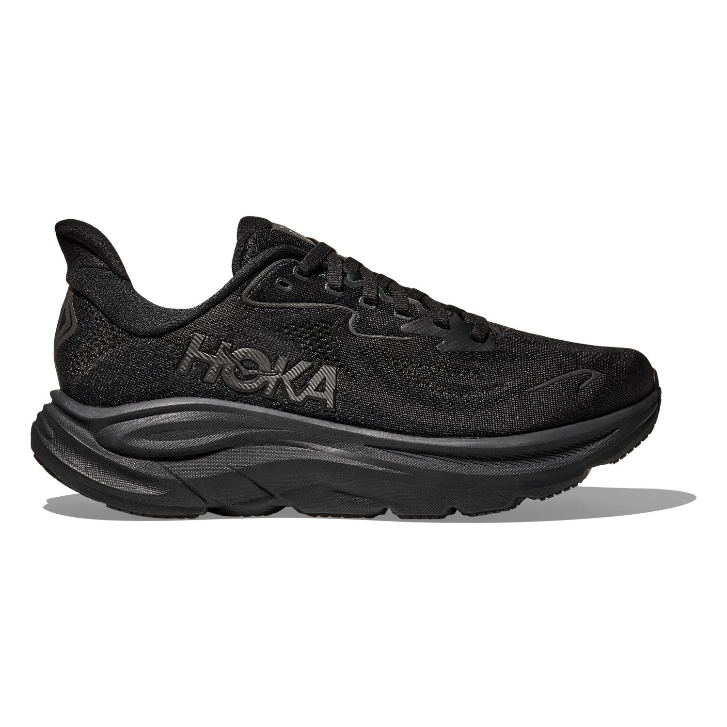 Hoka One One Hoka Clifton 10 hardloopschoenen Black/Black WIDE Heren