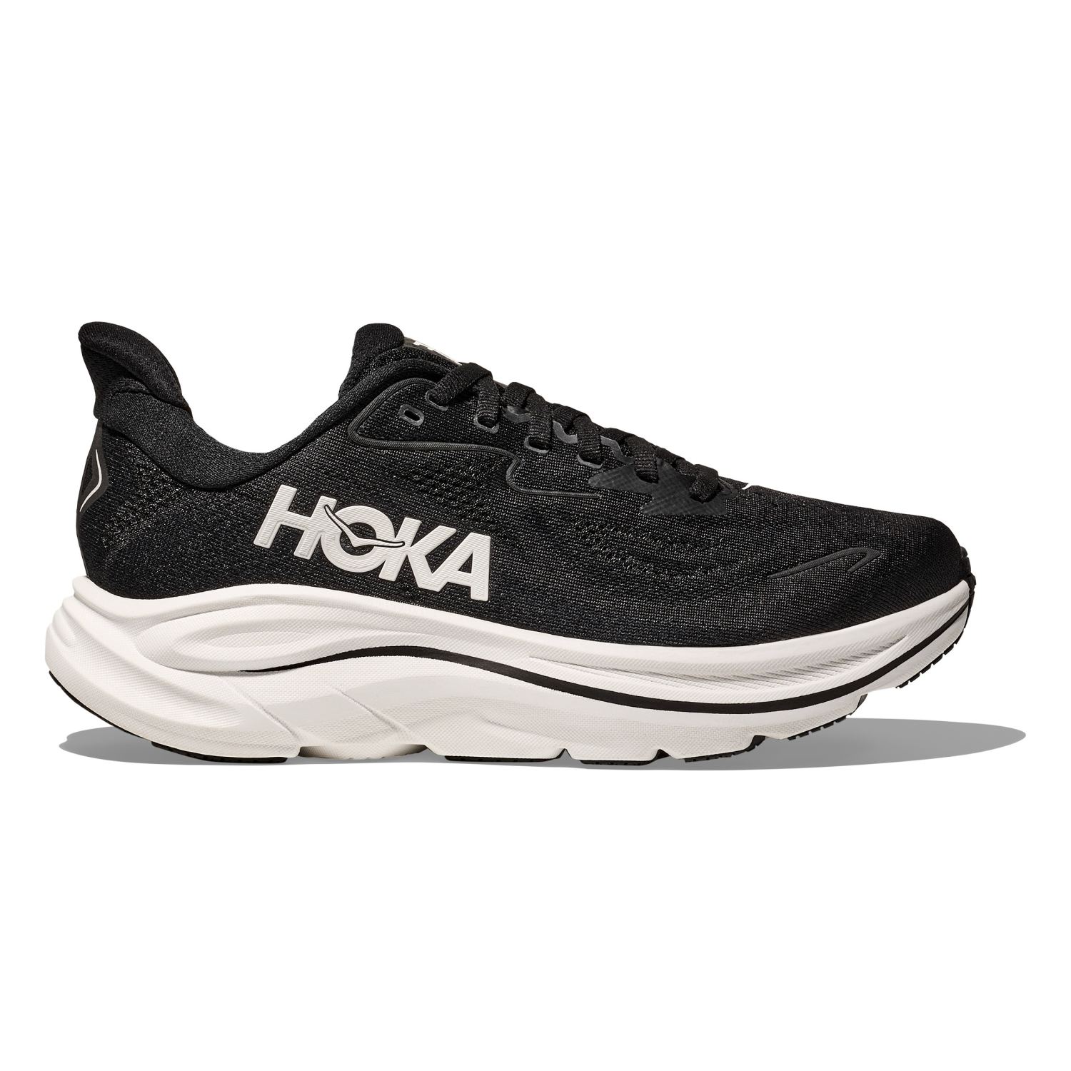 Hoka One One Hoka Clifton 10 hardloopschoenen Black/White Heren