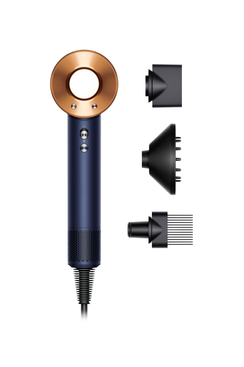 Dyson Supersonic™ föhn - Curly+Coily (Pruisisch Blauw/Koper)