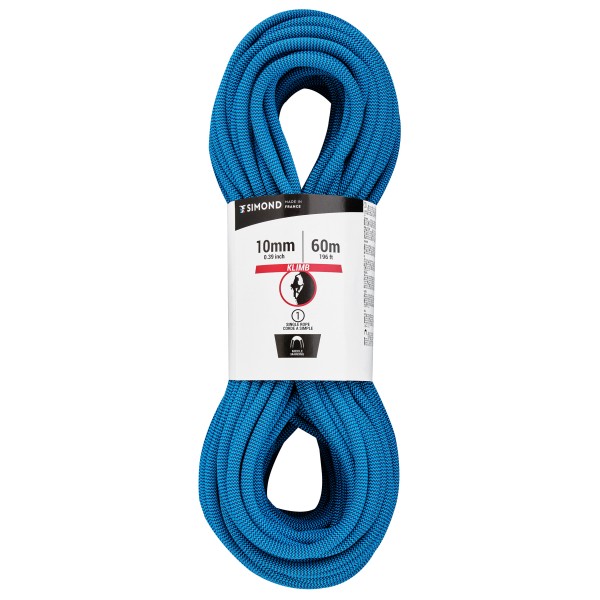 Simond  Rope Klimb 10.0 mm - Enkeltouw, blauw