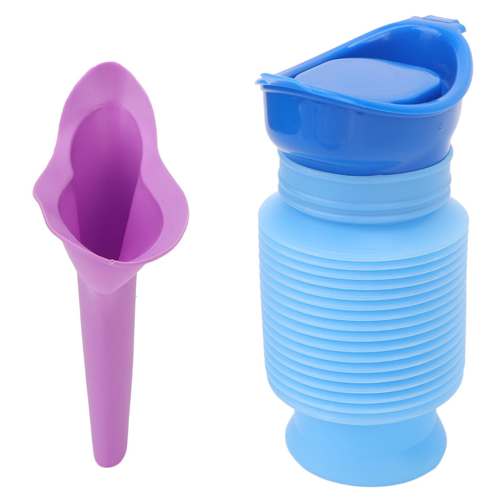 Health & Beauty PRODUCT 2 stuks intrekbare urinoirs, draagbaar, staand, lekvrij, gladde randen, grote capaciteit, reis-urinbeker voor