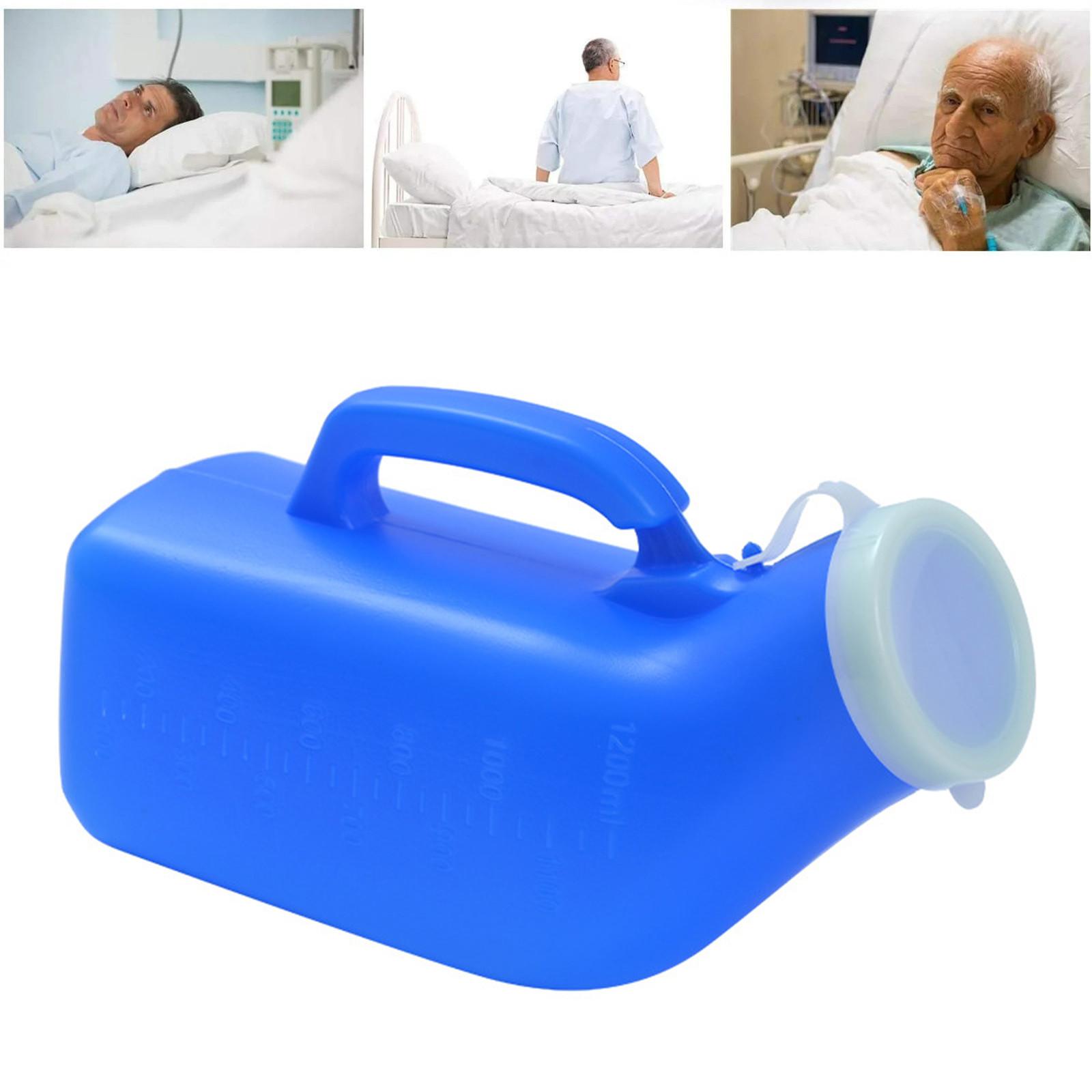 Winnerer Sun Urinoir Voor Mannen Morsbestendig Heren Potje Draagbare Urinoir Pee Fles 2000 Ml Voor Thuis Camping Auto Reizen One Size