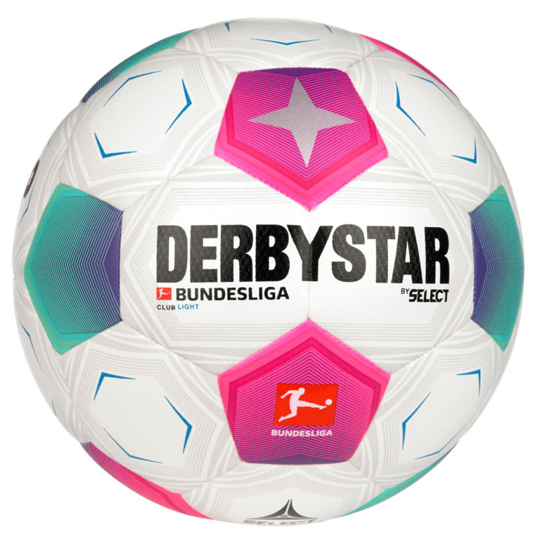 DerbyStar Voetbal Club Light V23 Wit groen pink 1394