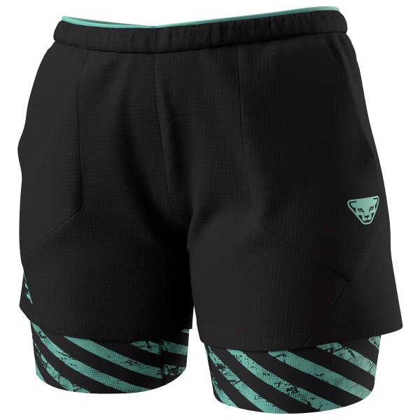 Dynafit  Women's Trail 2in1 Short - Hardloopshort, zwart