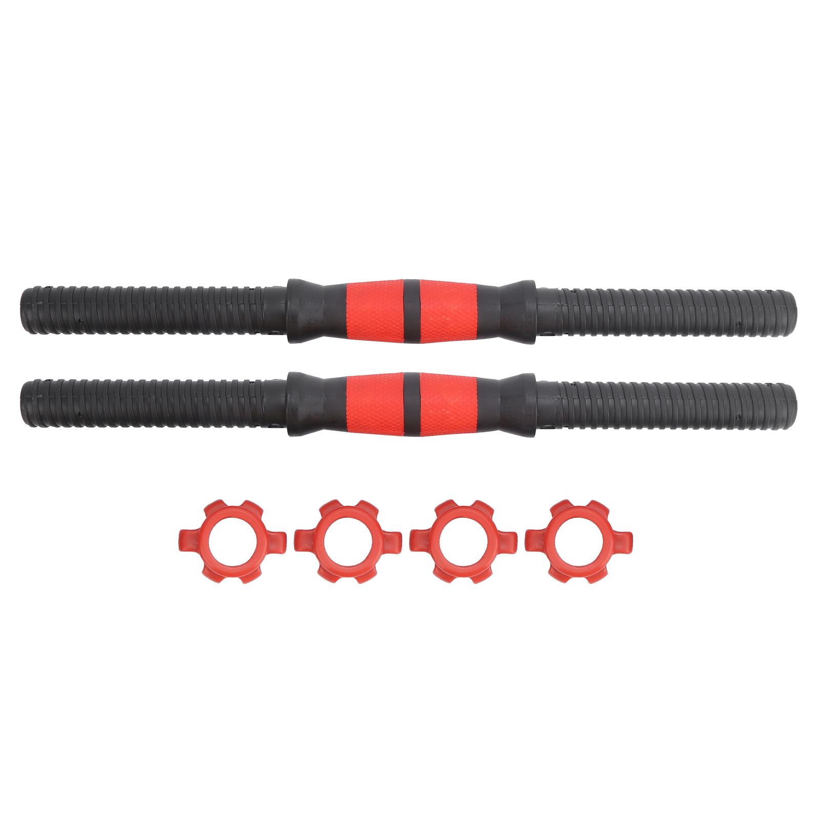 TOMTOP JMS 40cm halterstangen, gewichthefhaltergrepen met 4 moeren, fitnessapparatuur