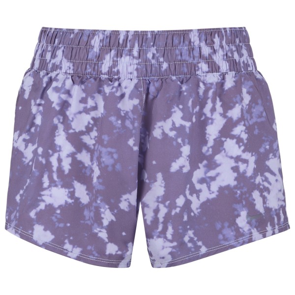 Nike  Women's One DF Mid-Rise 3 Lined Printed Shorts - Short, purper