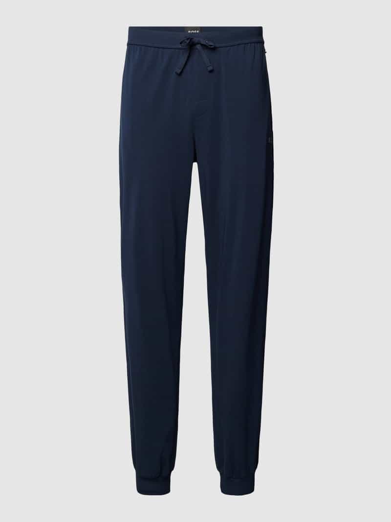 BOSS Sweatbroek Mix&Match Pants met  print op de trekkoord