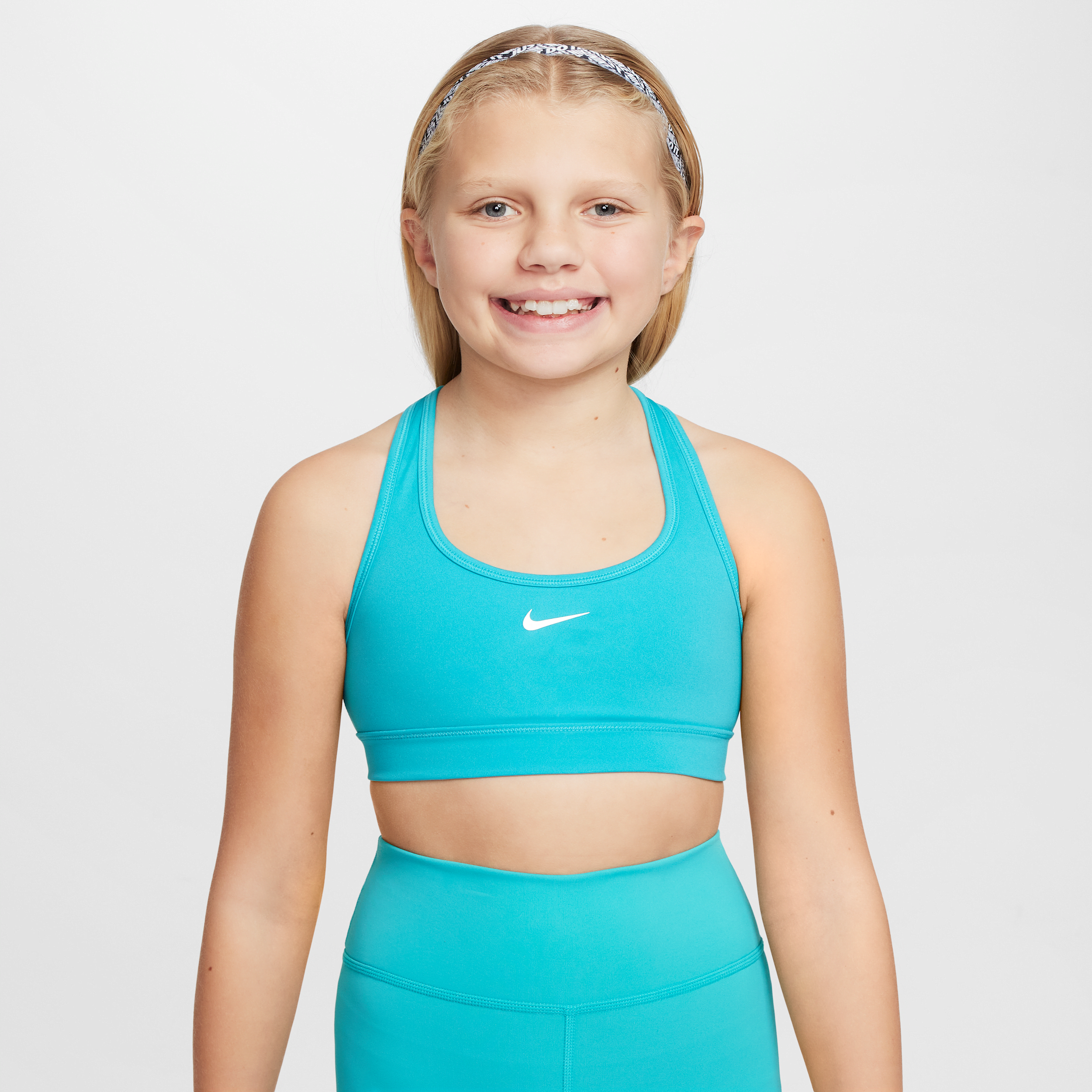 Nike Swoosh sport-bh voor meisjes - Groen