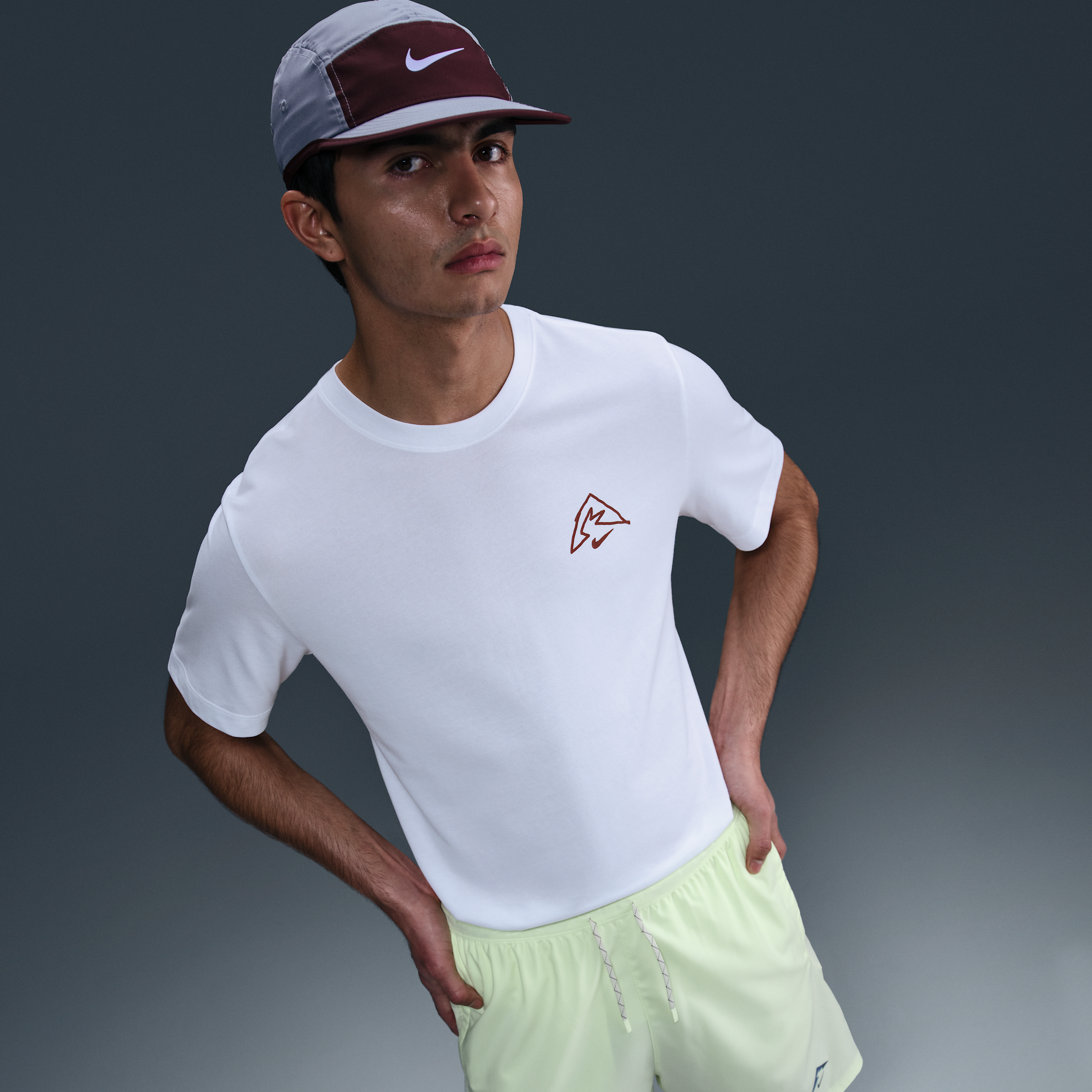Nike Dri-FIT T-shirt voor heren - Wit